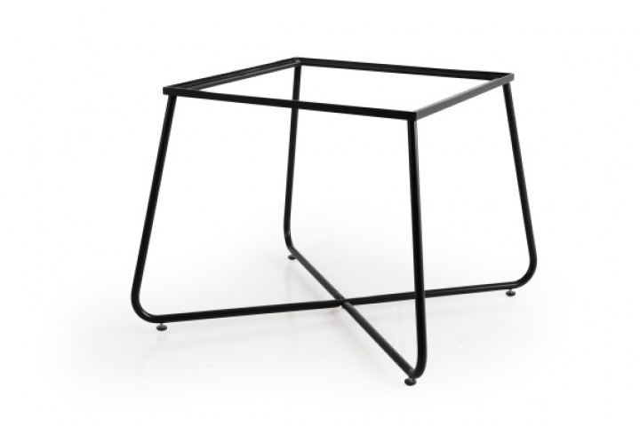 Taverny bordstand Ø 85 cm - sort i gruppen Udendørs møbler / Materiale / Aluminiummøbler / Sofabord & Sidebord - Aluminiummøbler hos Sommarboden i Höllviken AB (4046-8)