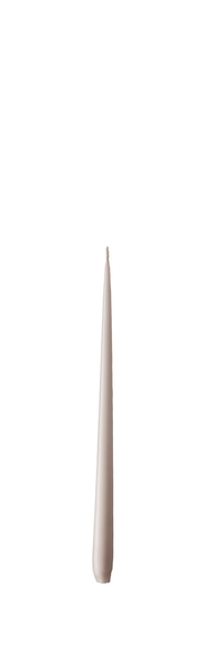 Lakerede krone lys 24 cm - linen grey