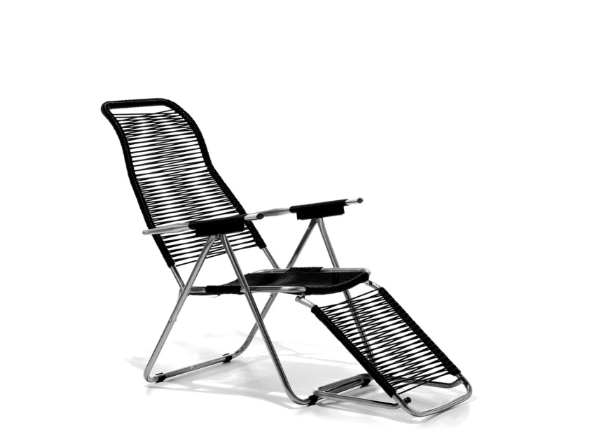 Spaghetti alu liggestol - black mat