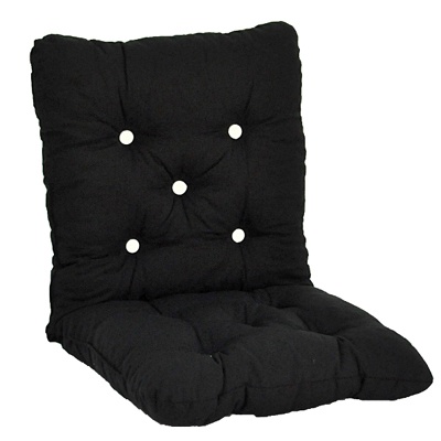 Minivik pude, flokke - sort