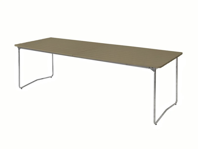 Bord B31 230 - lysegrøn lakeret eg/varmgalvaniseret stativ