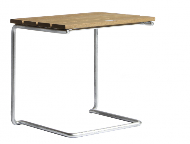 Fodskammel A3 - oliebehandlet eg/varmgalvaniseret stativ