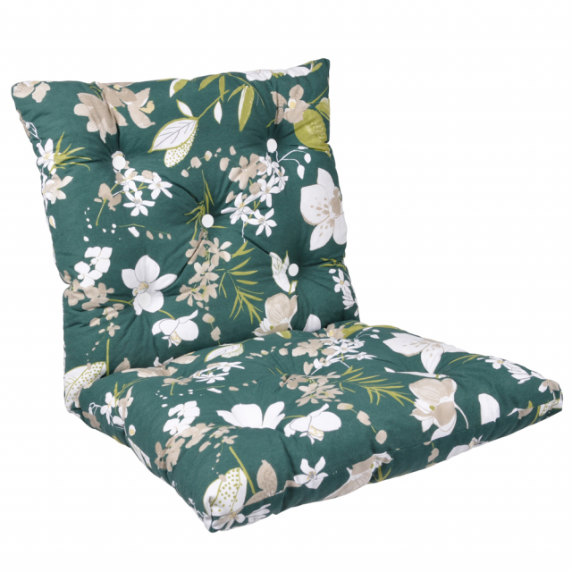 Lav foldepude, flock - green botanical