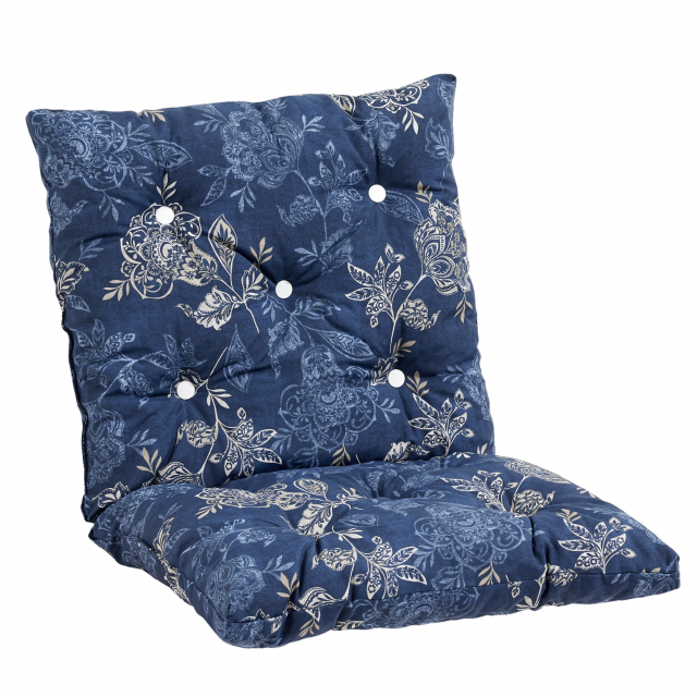 Lav -bay pad, flokke - Nadira blå