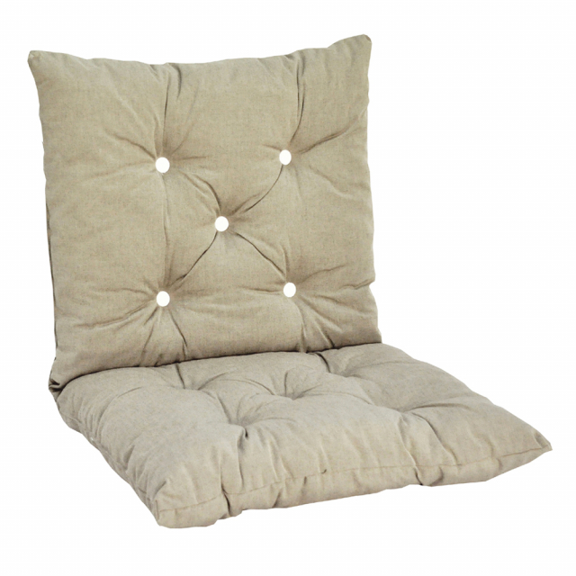 Lav foldepude, flock - sand