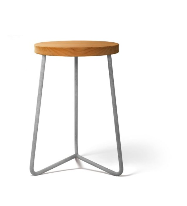 Skammel V1 H45 cm - ubehandlet teak