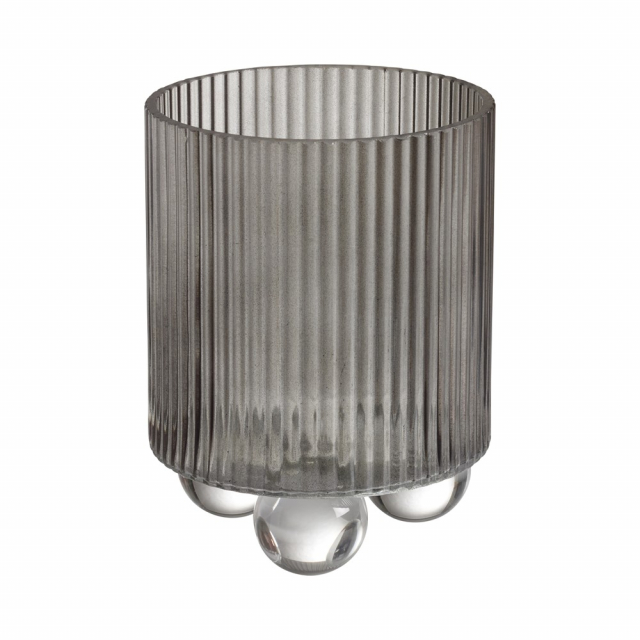 Bobo lyslanterne H16 cm - blågrå