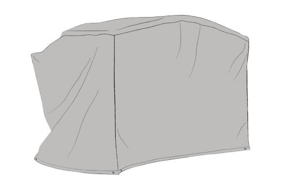 Hængekøje betræk hvælvet poly - grå