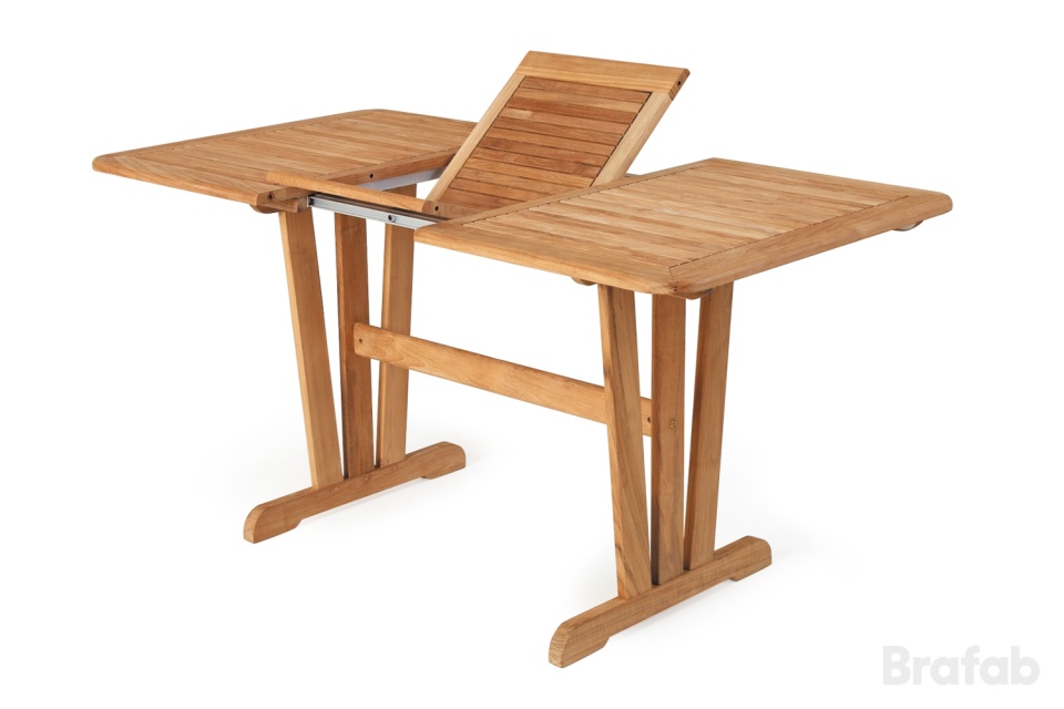 Cornelia spisestabel 110-150x80 cm H74 cm - teak