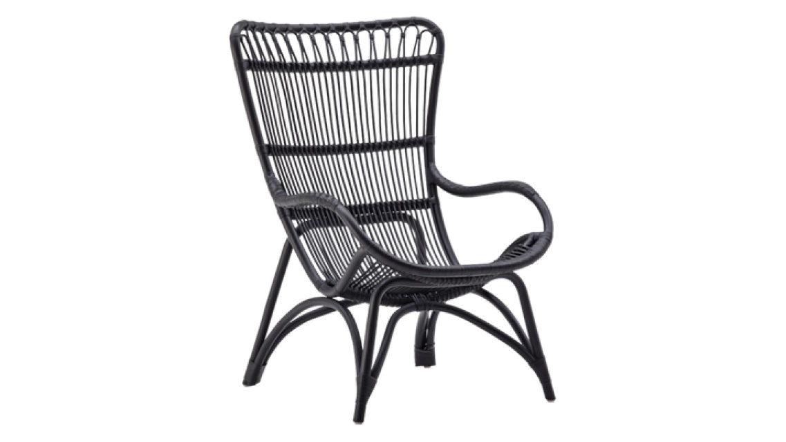 Monet High -Back lænestol - Grå