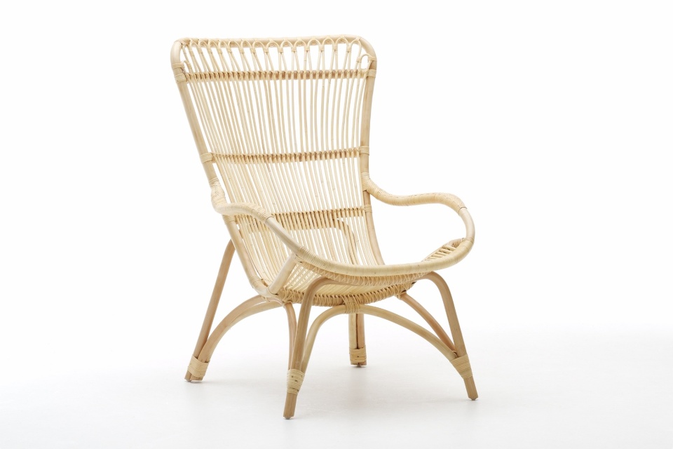 Monet High -Back lænestol - Natur