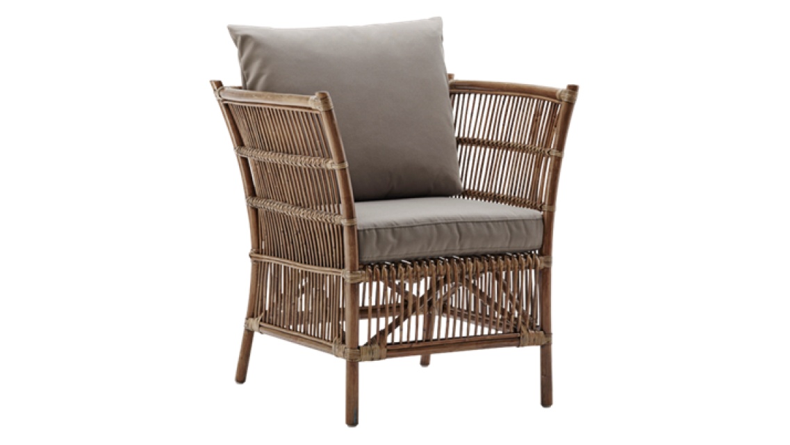 Donatello lænestol - Antik/taupe dyna