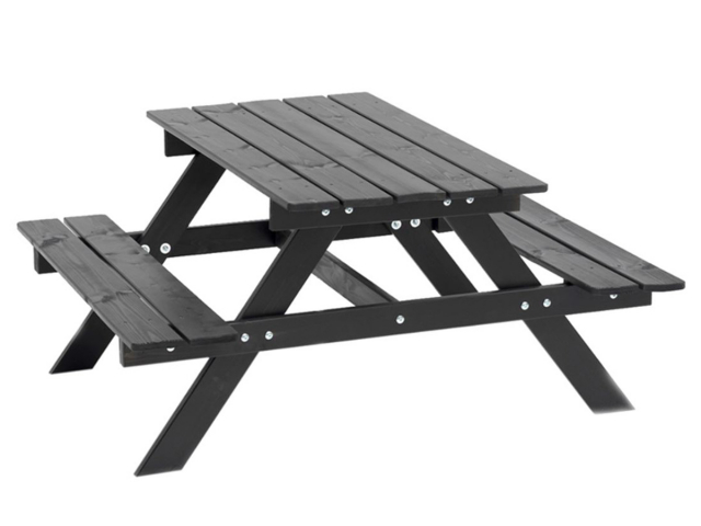 Småland picnic børn 48x90 H50 cm - sort