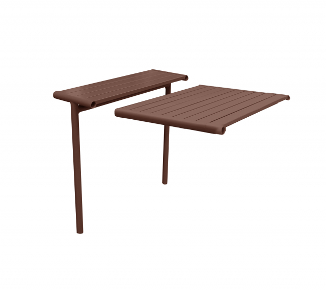 Bliss spisebord tillægsplade, inkl. ben - desert red