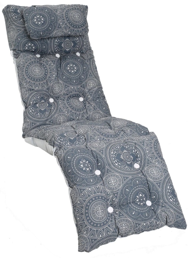 Baden -Bathsyna Flock, Nack Pude - Mandala Gray