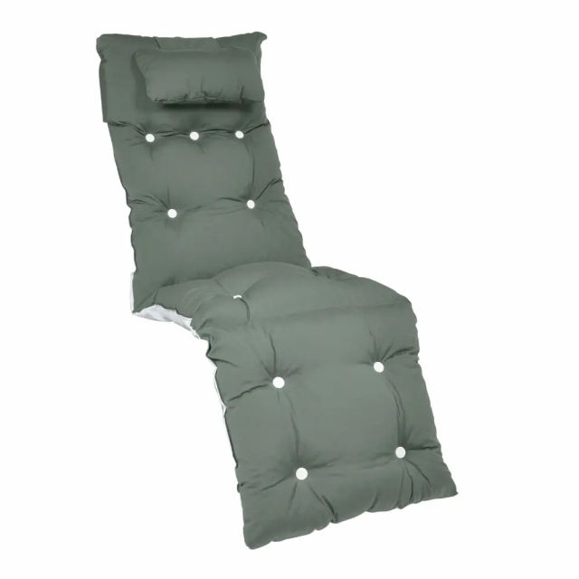 Baden-Baden flok pude, nakkepude - mosgrøn