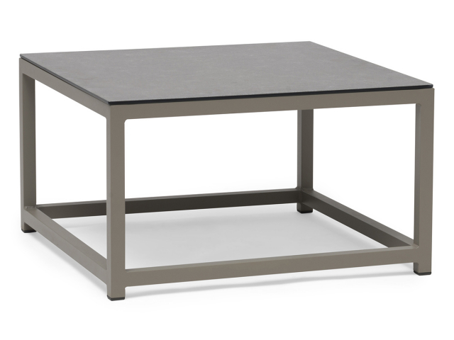 Jet set bord 70x70 H41 cm - beige