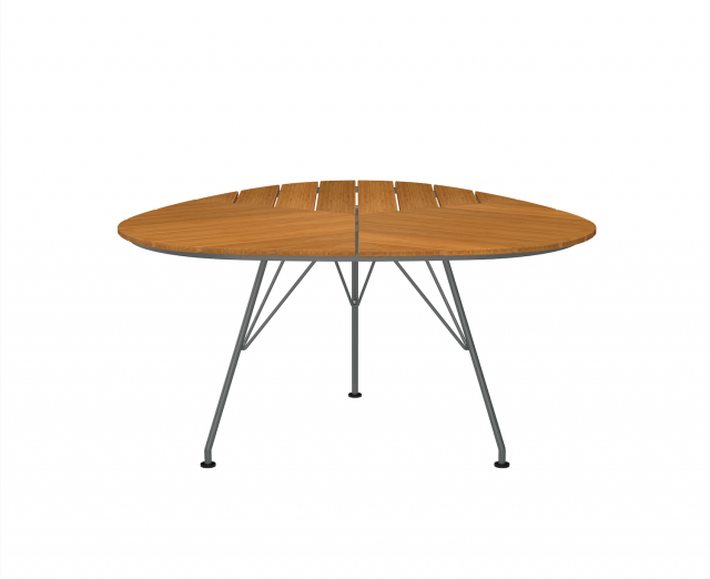 Leaf spisebord - Bambus/grå