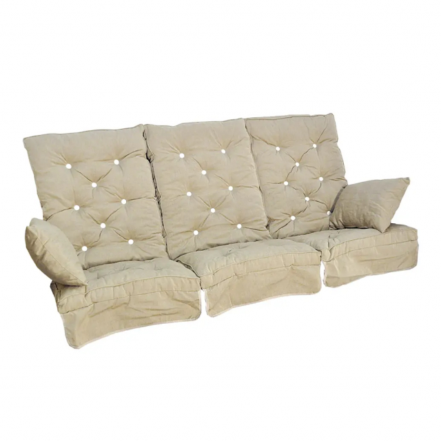 Hængekøjesæt, høj ryg - sand