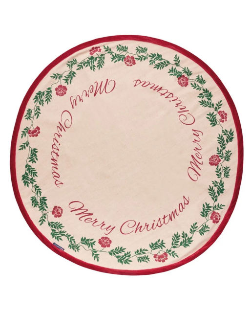 Juletræstæppe Ø 110 cm - natural