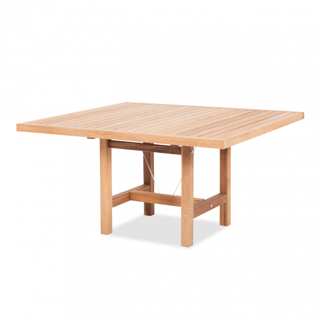 Bord 128x120 cm - redwood