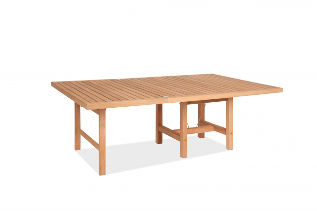 Tillægsplade til bord 128x120 cm - redwood