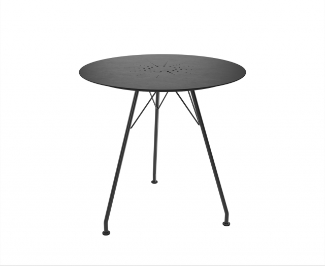 Circum Café Table Ø74 - Sort/sort