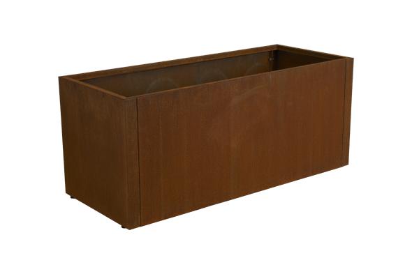 Kuminpotte 120x50 H 50 cm - Corten Steel/Rust