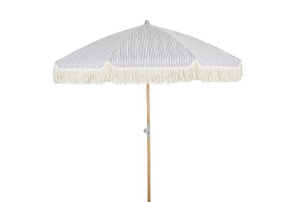 Gatsby parasol tiltbar Ø 1,8 m - grå-stribet