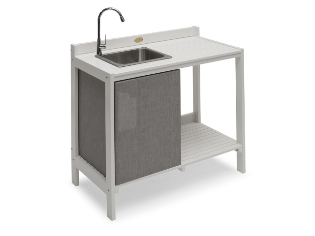 Läckö udendørs køkken inkl. Vask - Hvid