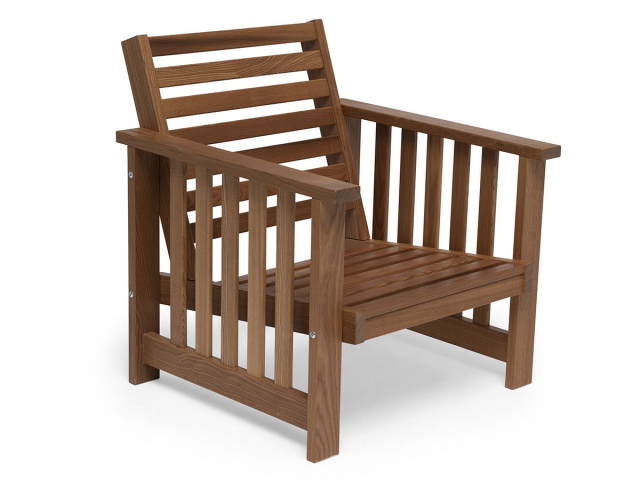 Gotland lænestol - brun