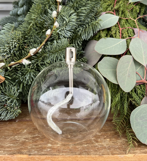 Olielampe sfære, m - klar