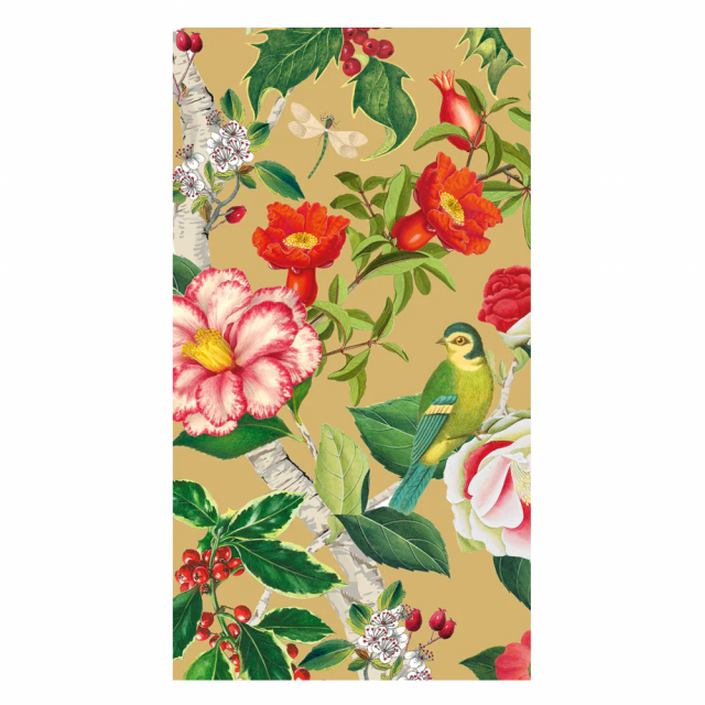 Christmas Chinoiserie Gold servietter, 15-pak