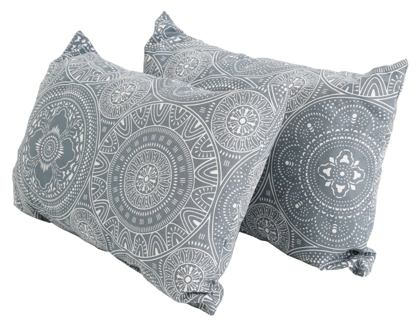 Sidepuder flok - Mandala Gray