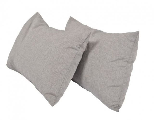 Sidepuder flok - askegrå