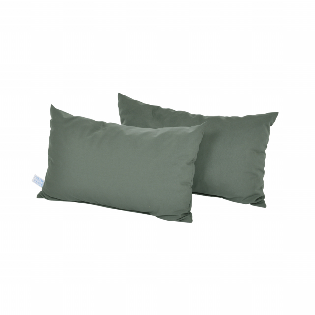 Flok sidehynder, par - mosgrøn