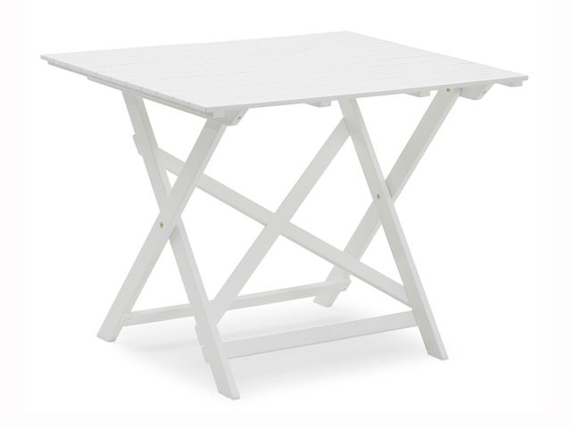 Åre cafébord 97x95 H72 cm - hvid