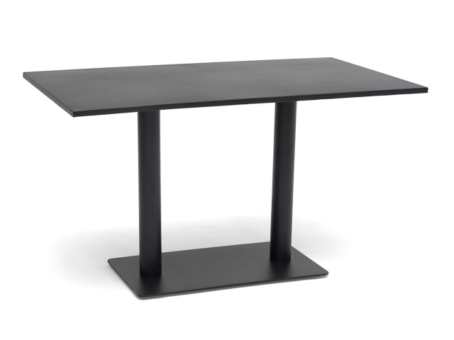 Näsby cafebord 70x120 H73 cm - sort