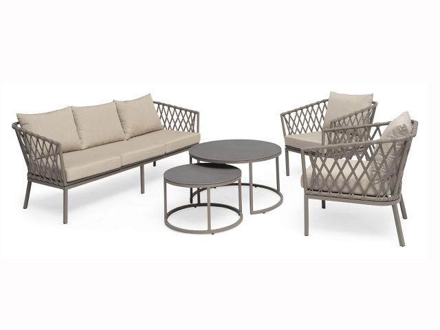 Village sofagruppe - beige/beige hynde