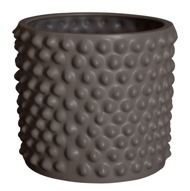 Overskyet potmedium - støv