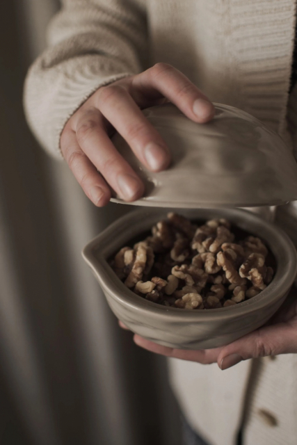 Valnødskål - skinnende muldvarp