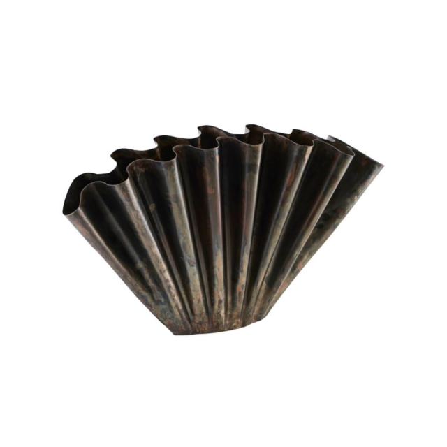 Flood vase H30 cm - Antikbrun