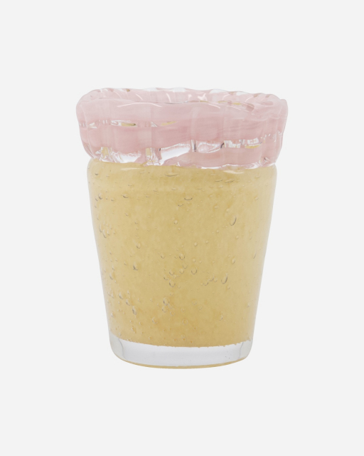 Kupla vase H9,5 cm - beige/lyserød