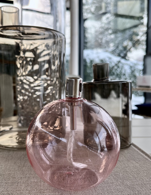 Olielampe sfære, s - lyserosa