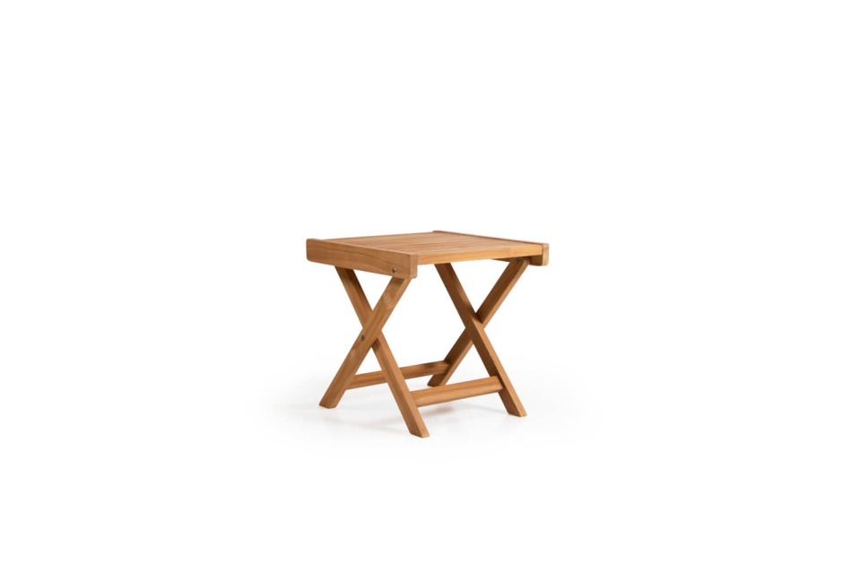 Volos fodskammel foldbar - teak
