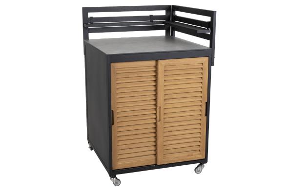 Fornax Outdoor Kitchen Corners Small - Black/Teak