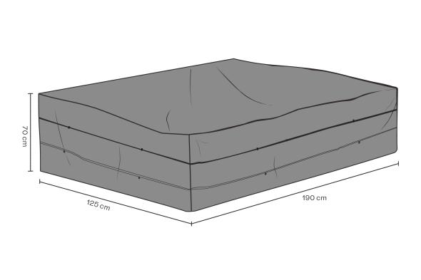 Sofa -dækning 190x125x70 cm - Træk vejret