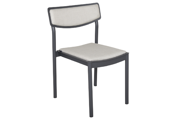 Gusty spisestol - Antracit/askepude