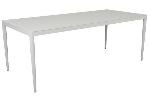 Bigby spisestabel 195x90 H73 cm - lysegrå