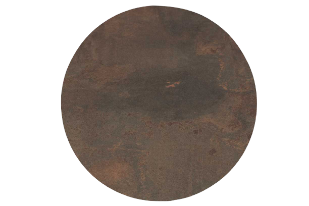 Piani Table Top Laminat Ø 70 cm - Corten